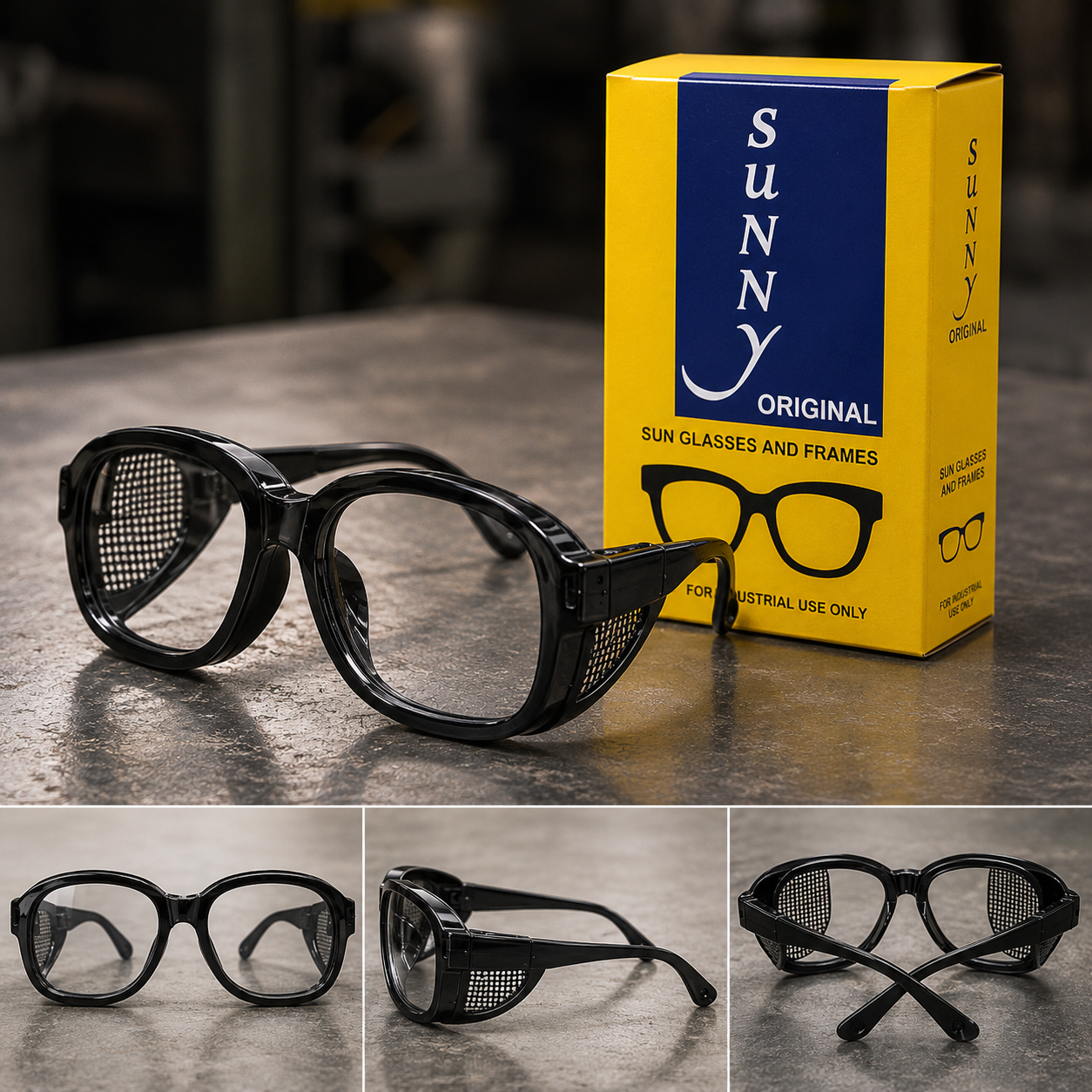 Sunny Big Clear Goggles.