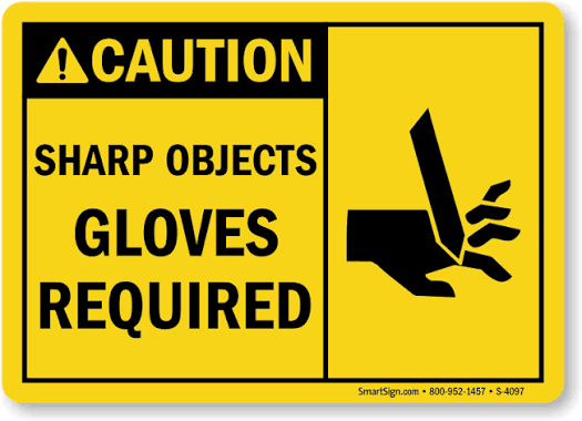 Auto glove signages
