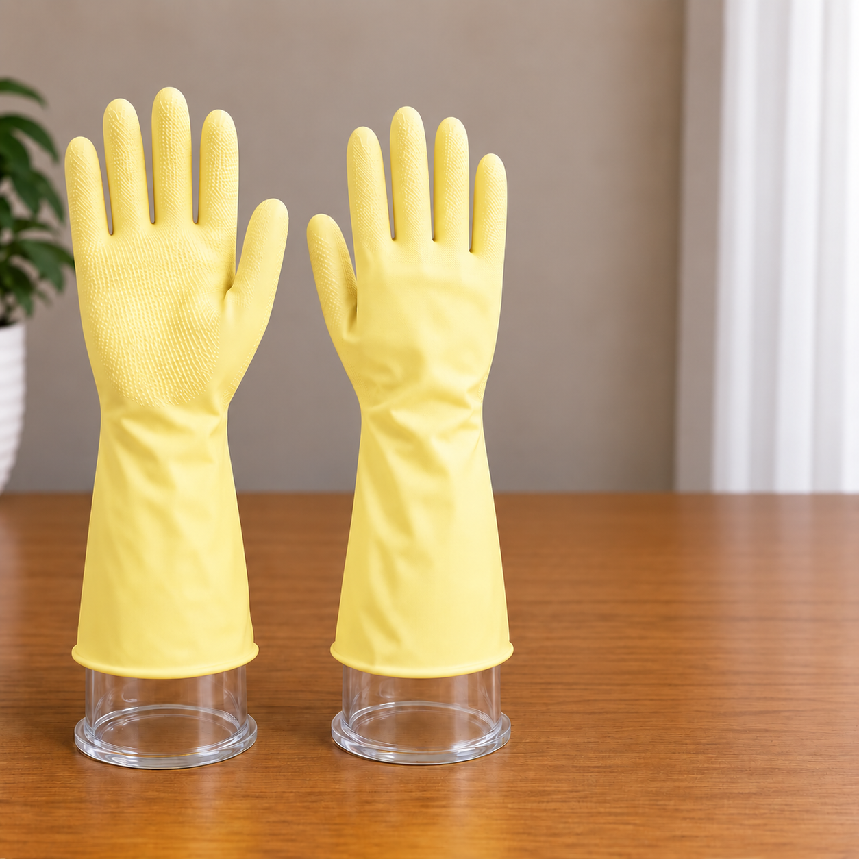 White mini Hand Gloves