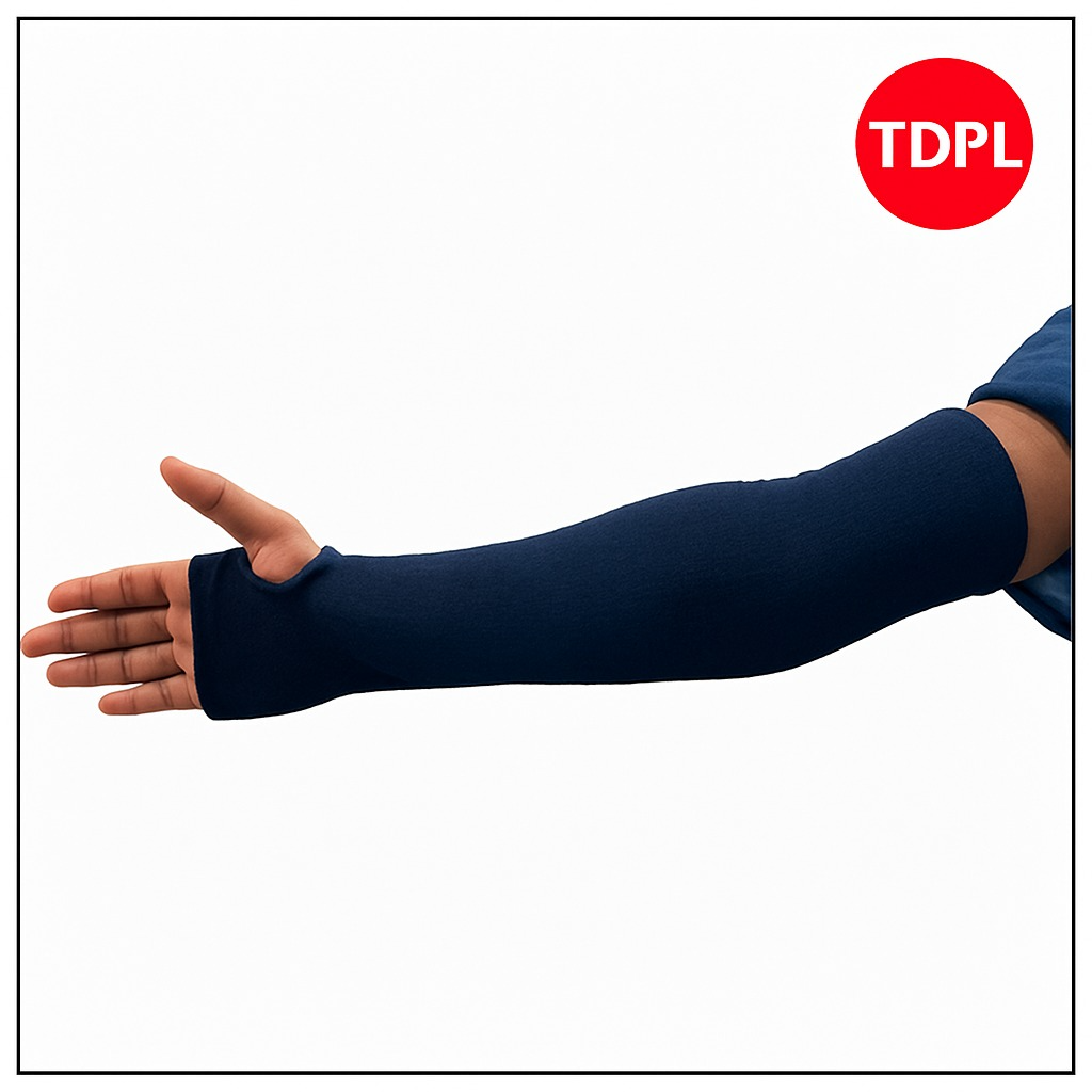 Double Layer Cotton Knitted Hand Sleeves 20".