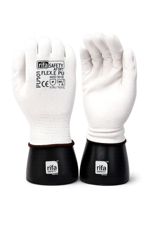 Pu Coated white On white Rifa