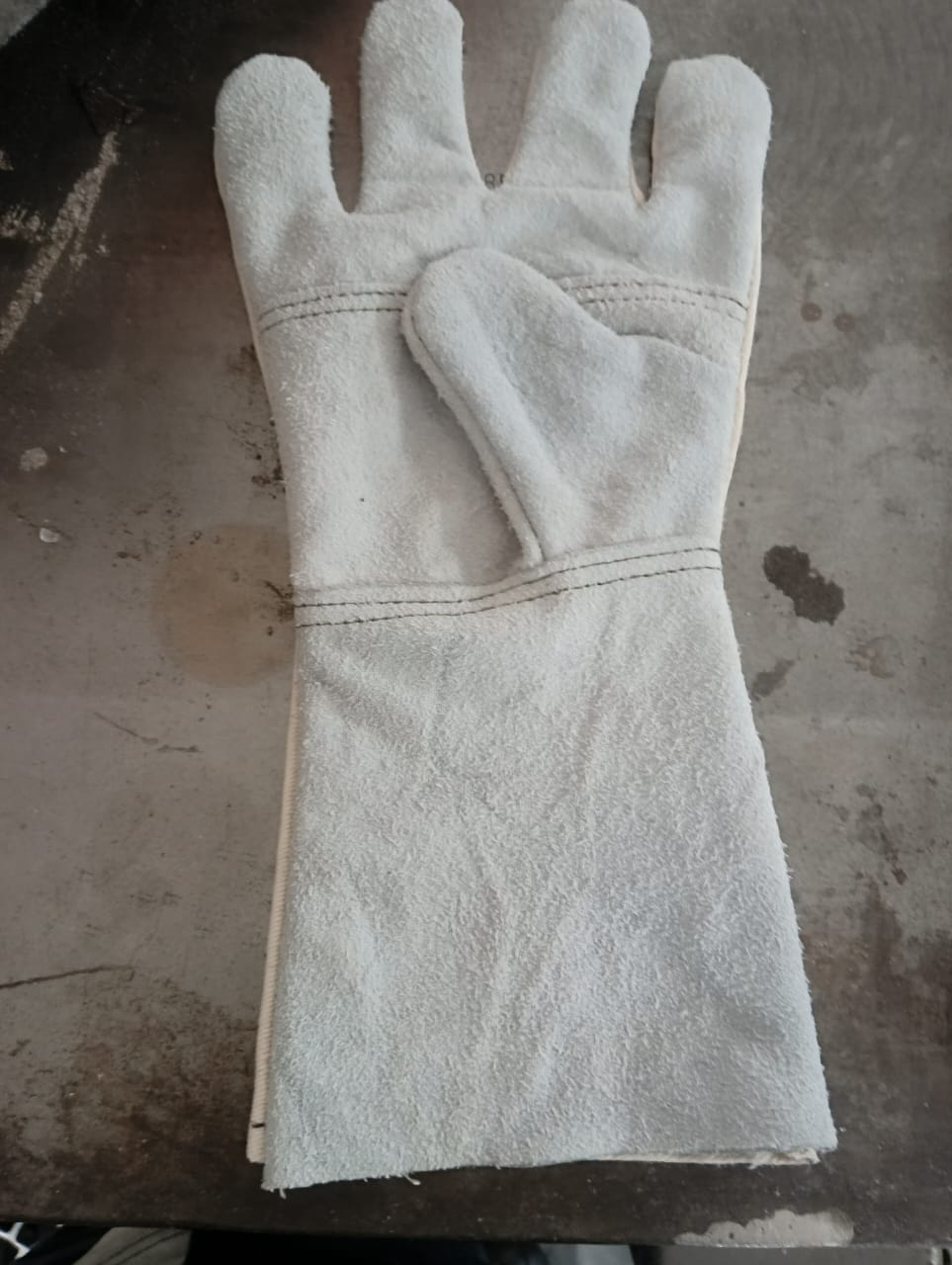 Leather Hand Gloves 12 Inch