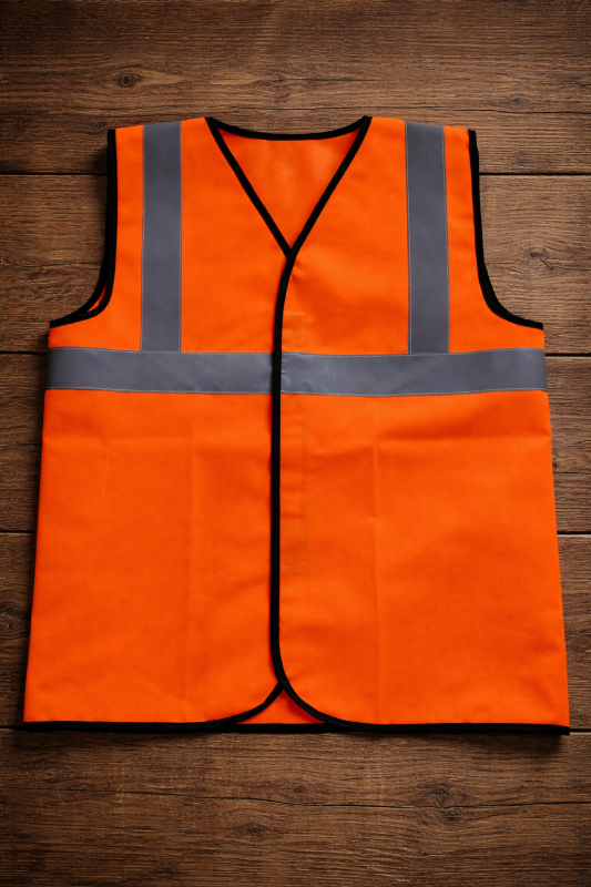 2" grey tape 120 Gsm  welcro orange Safety