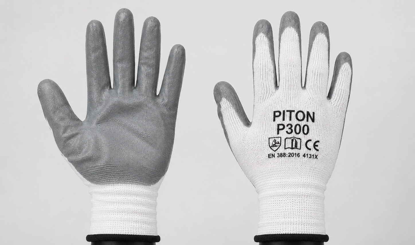 Nitrile coated White Grey-40gm
