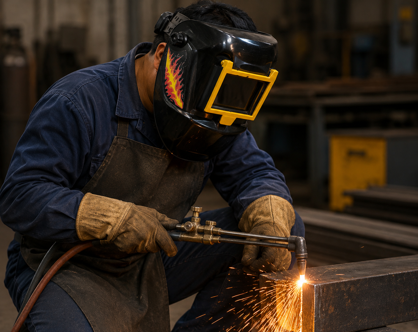 गैस कटिंग फेस शील्ड (Welding)