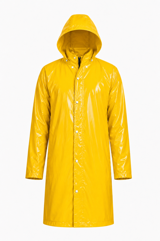 Worker Long Coat with Cap