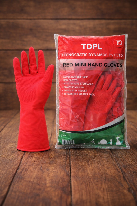 Red Mini Hand Gloves TDPL